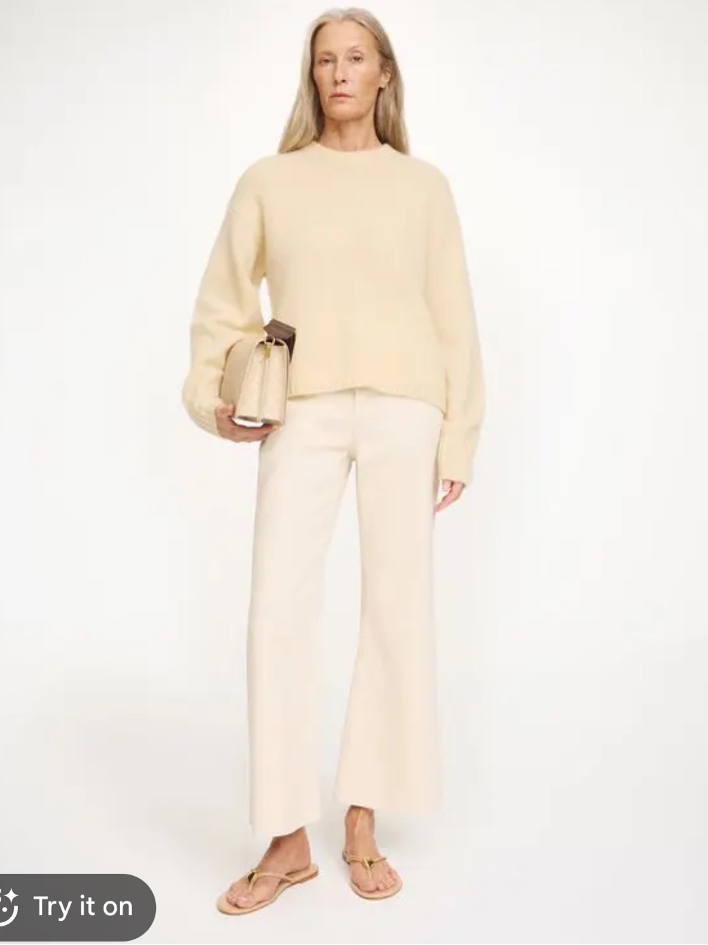 By Malene Birger Butter Yellow Crewneck Knit Sweater